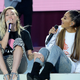 Illustration for article titled Ariana Grande and Miley Cyrus release new songs begging everyone to chill outem/em